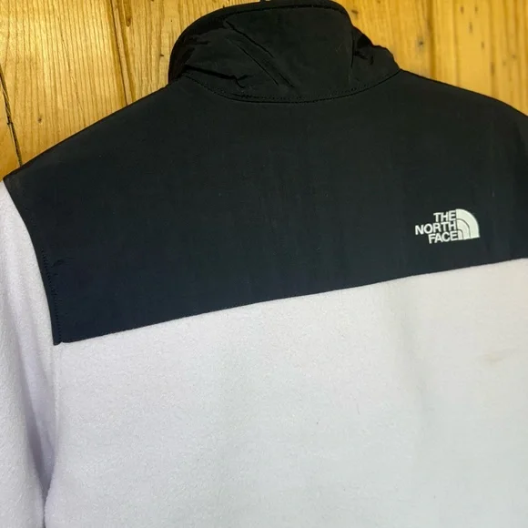 The North Face fleece Denali crop Polartec pull over half zip women’s L - Picture 6 of 12